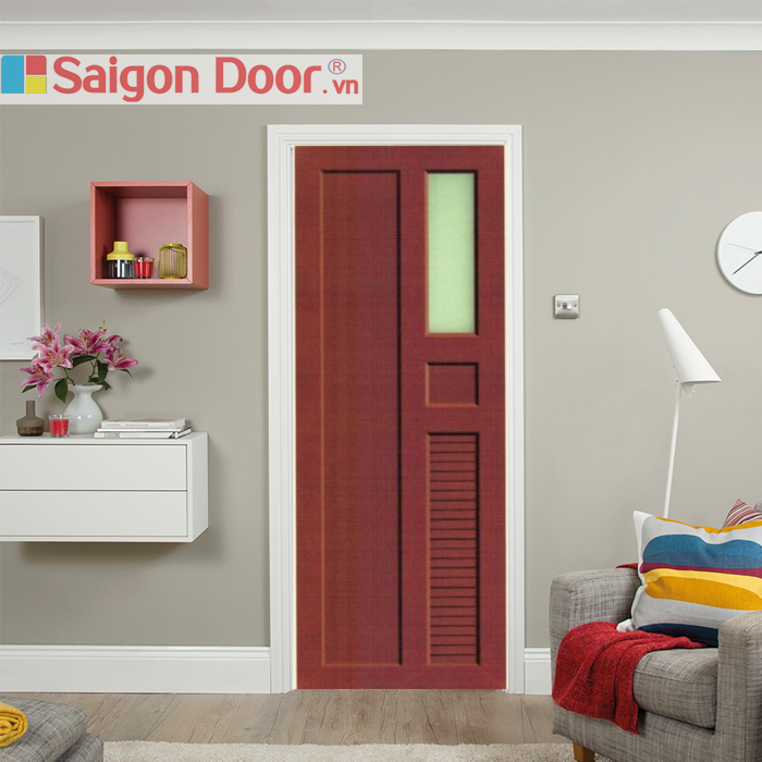 Mẫu cửa nhà tắm giá rẻ chất lượng tại SaigonDoor tham khảo ngay 4 Cửa nhà tắm