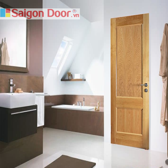 Mẫu cửa nhà tắm giá rẻ chất lượng tại SaigonDoor tham khảo ngay 3 Cửa nhà tắm_Cửa gỗ nhà tắm SGD 04 chất lượng luôn đi đầu 0933.707707