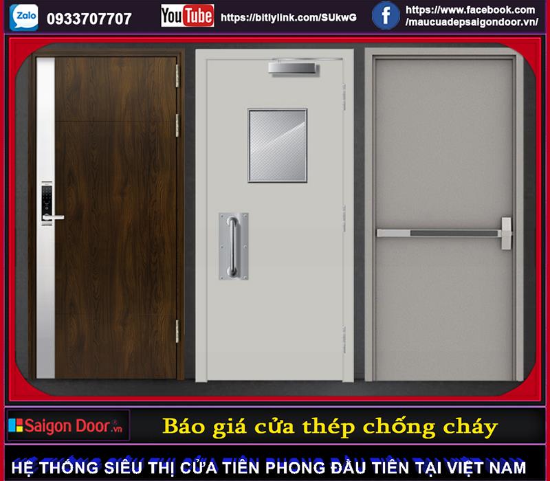 Báo Giá Cửa Thép Chống Cháy Rẻ Nhất Mới – Saigondoor 6 Bao-gia-cua-thep-chong-chay-re-moi-nhat