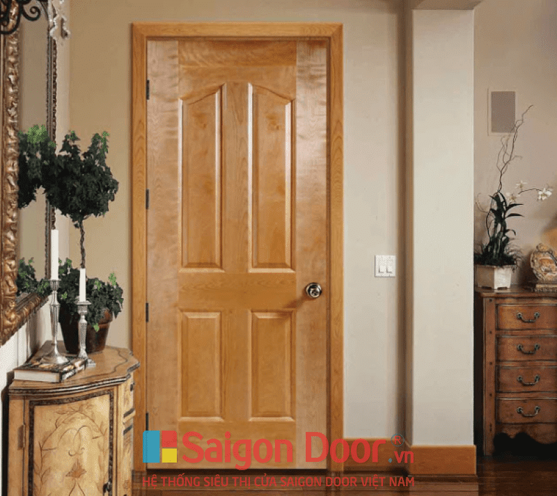 Thực tế quy trình thi công cửa gỗ tự nhiên hiện đại tại Sài Gòn Door 6 cửa gỗ tự nhiên hiện đại đẹp