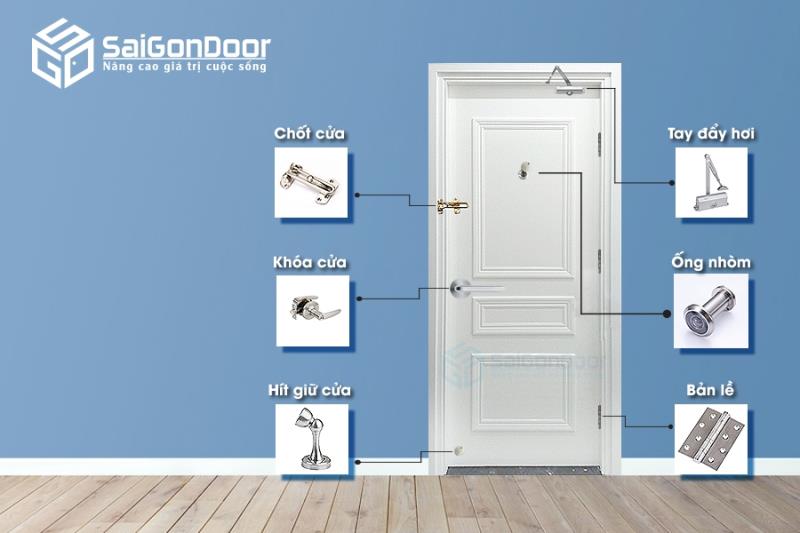 Trọn bộ phụ kiện cửa thông dụng tiện lợi chủ nhà nên biết 10 bo phụ kien cua