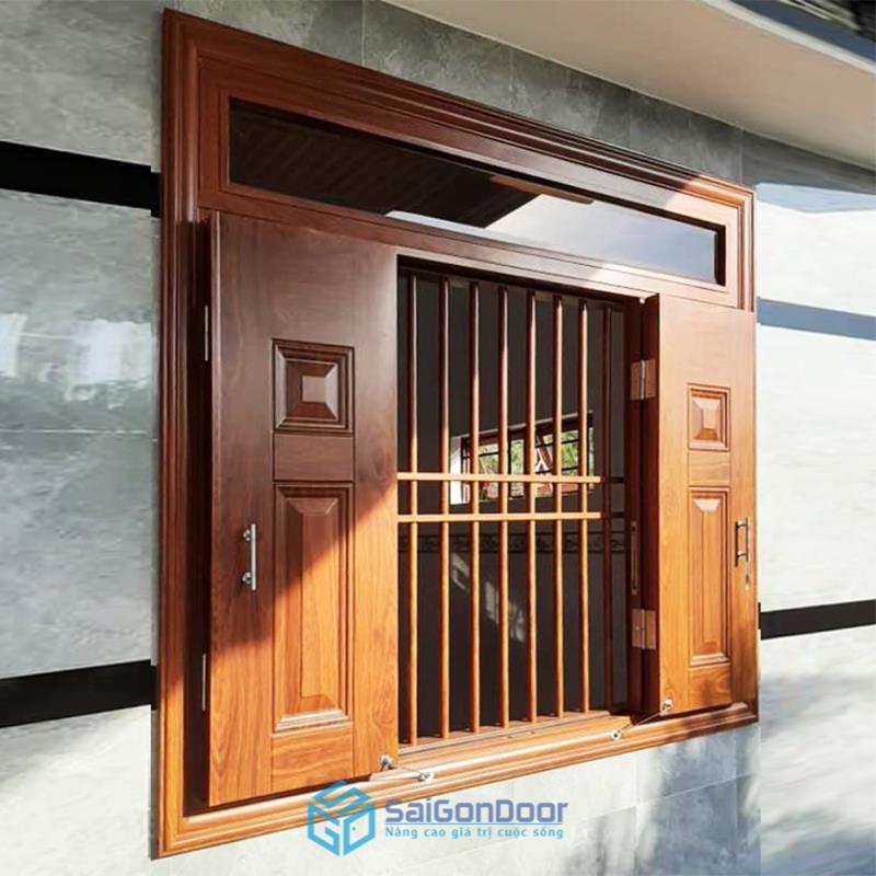Báo giá cửa thép chống cháy vân gỗ chi tiết tại Sài Gòn Door 10 gia-cua-thep-chong-chay-van-go-4