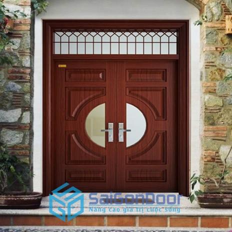 Báo giá cửa thép chống cháy vân gỗ chi tiết tại Sài Gòn Door 12 gia-cua-thep-chong-chay-van-go-6