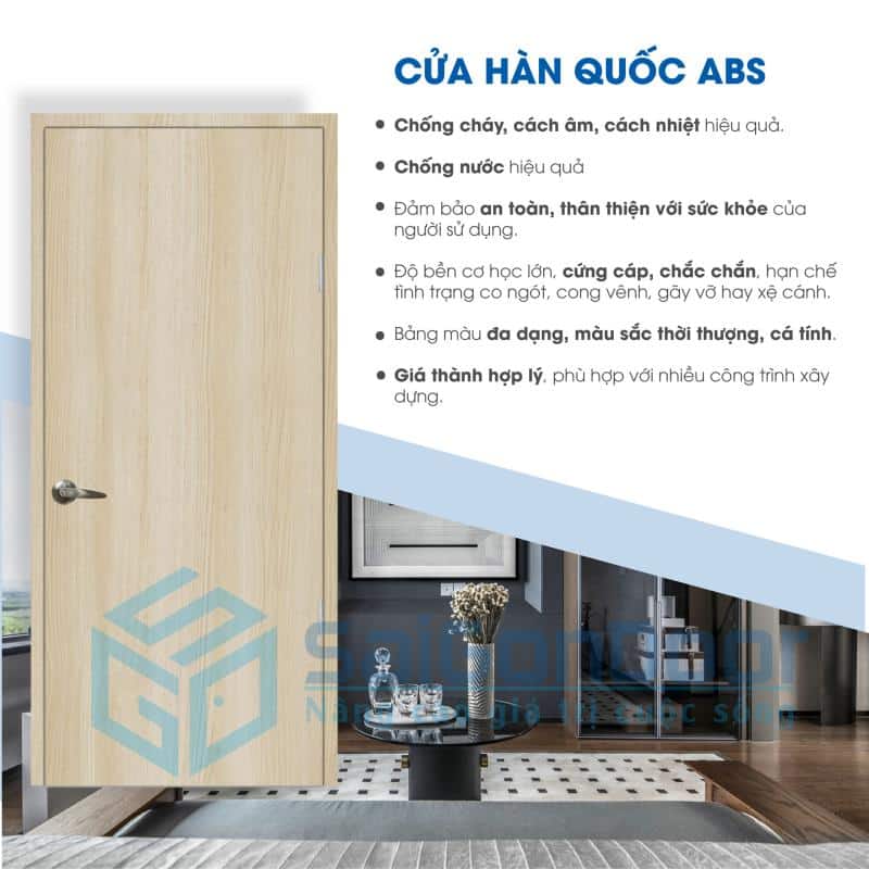 4 LOẠI CỬA PHÙ HỢP LẮP ĐẶT CHO VĂN PHÒNG 13 Cửa nhựa Hàn Quốc ABS phù hợp lắp đặt các văn phòng cao cấp