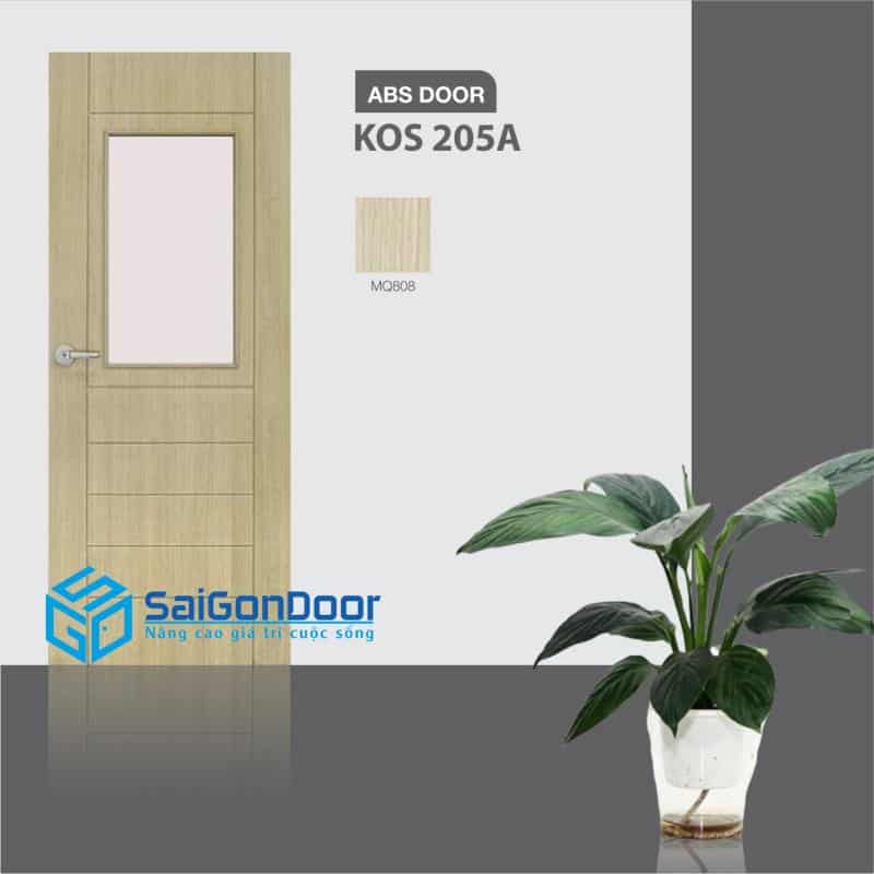 Bảng giá cửa nhựa ABS Hàn Quốc Cà Mau 2023 17 KOS 205A