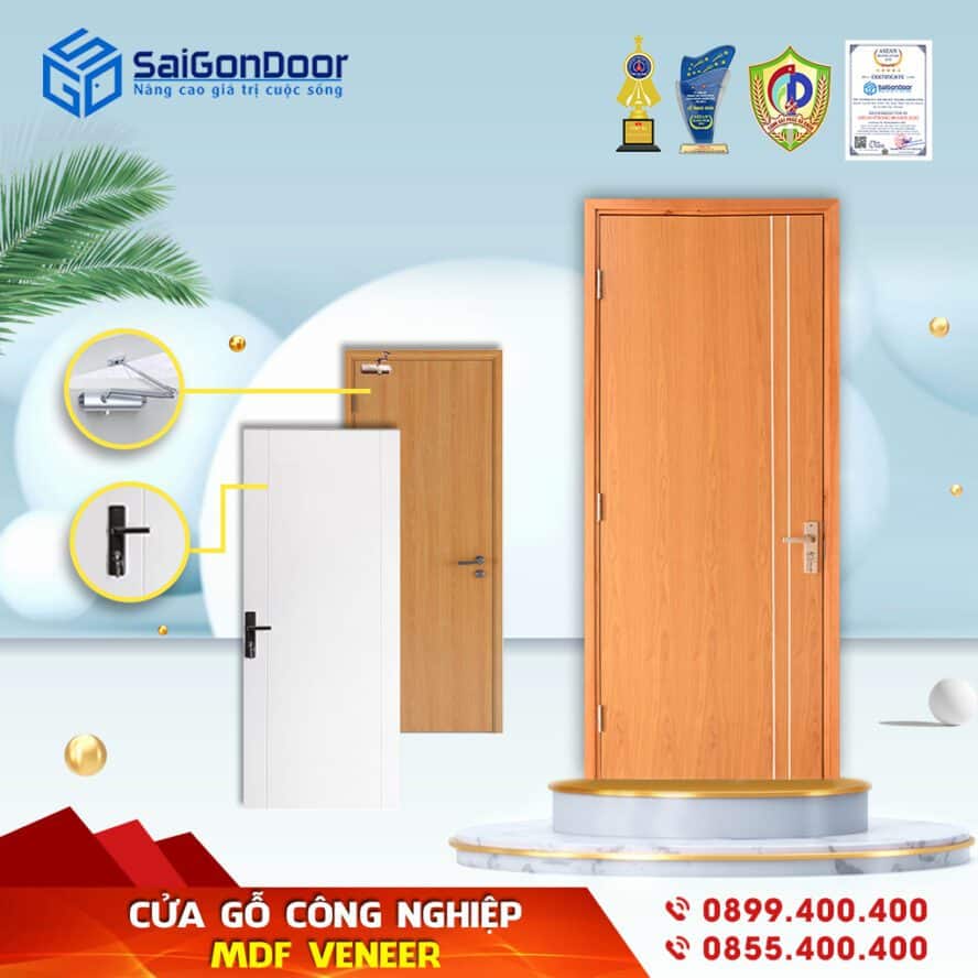 Cửa gỗ MDF cao cấp có 2 loại: cửa gỗ MDF Veneer và cửa gỗ MDF Melamine cao cấp: Cửa gỗ MDF cao cấp có 2 loại: cửa gỗ MDF Veneer và cửa gỗ MDF Melamine cao cấp: