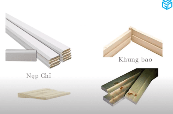 Khung bao và nẹp cửa dạng thô Khung bao và nẹp cửa dạng thô