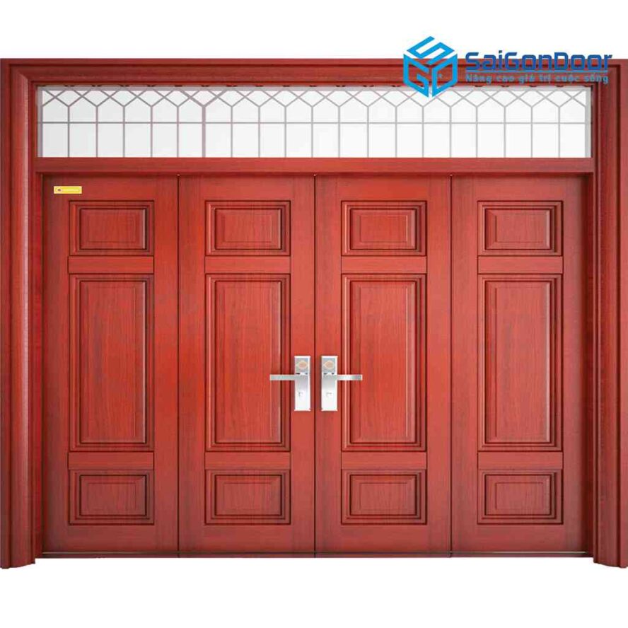 Cửa thép vân gỗ SGD 4H8-V1 14 Cửa thép vân gỗ SGD 4H8-V1