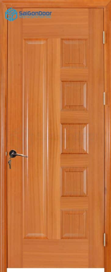 CỬA GỖ PHÒNG NGỦ PN HDF Veneer 6B-sapele (4) 15 Cửa gỗ phòng ngủ PN HDF Veneer 6B-sapele (4)