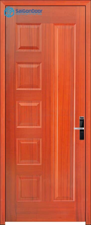 CỬA GỖ PHÒNG NGỦ PN HDF Veneer 6B-sapely 15 Cửa gỗ phòng ngủ PN HDF Veneer 6B-sapely