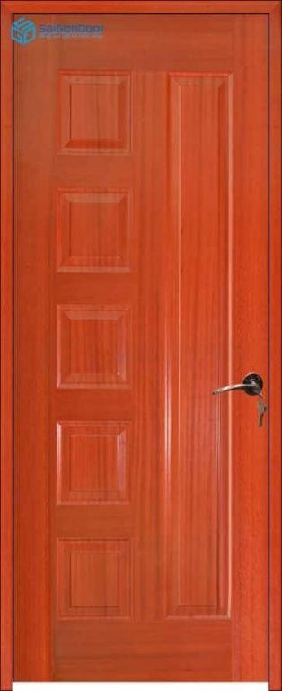 Cửa Gỗ Công Nghiệp HDF Veneer 6B-xoan dao 16 Cửa gỗ công nghiệp HDF Veneer 6B-xoan dao