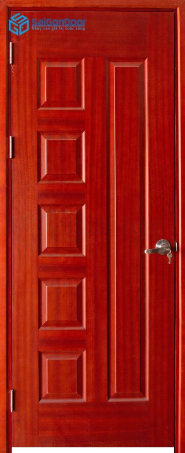 CỬA GỖ PHÒNG NGỦ PN HDF Veneer 6B xoan dao (2) 15 Cửa gỗ phòng ngủ PN HDF Veneer 6B xoan dao (2)