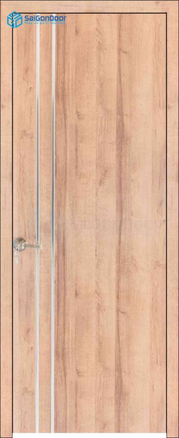 CỬA GỖ CAO CẤP HÀN QUỐC MDF Melamine P1R2 inox 16 Cửa gỗ cao cấp Hàn Quốc MDF Melamine P1R2 inox