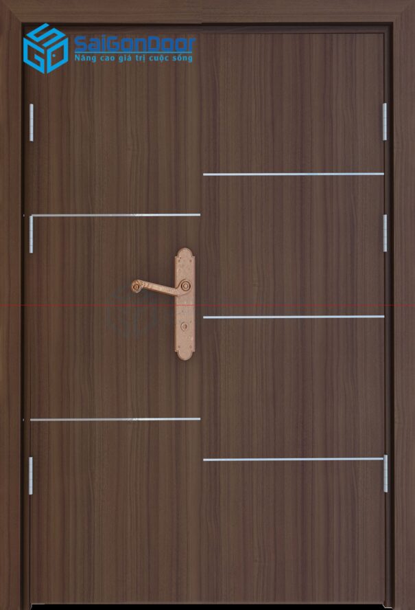 CỬA GỖ CÔNG NGHIỆP MDF LAMINATE 2P1R52 21 Cửa gỗ công nghiệp MDF Laminate 2P1R52