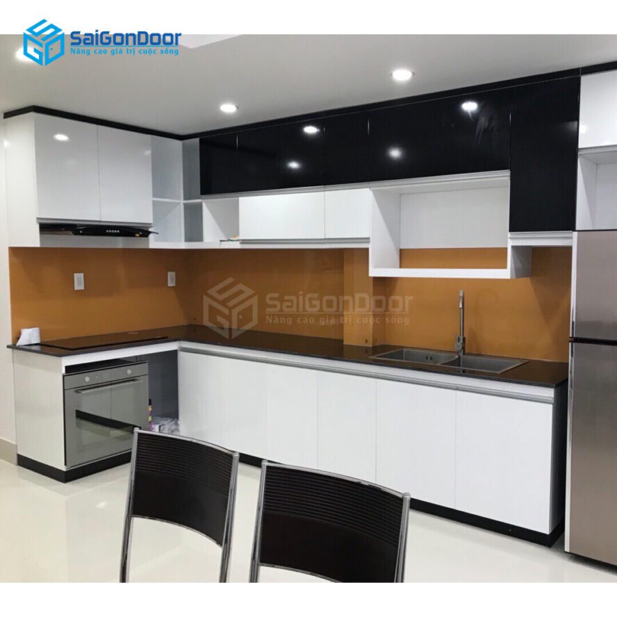 SAIGONDOOR ĐƠN VỊ THI CÔNG KỆ BẾP CHỈ TỪ 2.500.000Đ/M2 2 Màu sắc phù hợp với phong thủy mọi gia đình