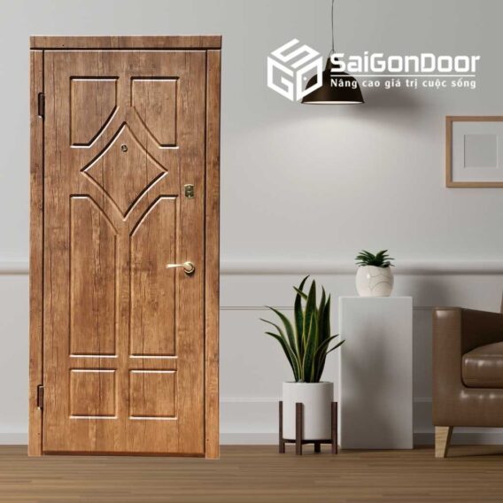 Mẫu cửa nhựa nhà vệ sinh KOS 101D 22 Sài Gòn Door - địa chỉ mua cửa nhựa nhà vệ sinh uy tín