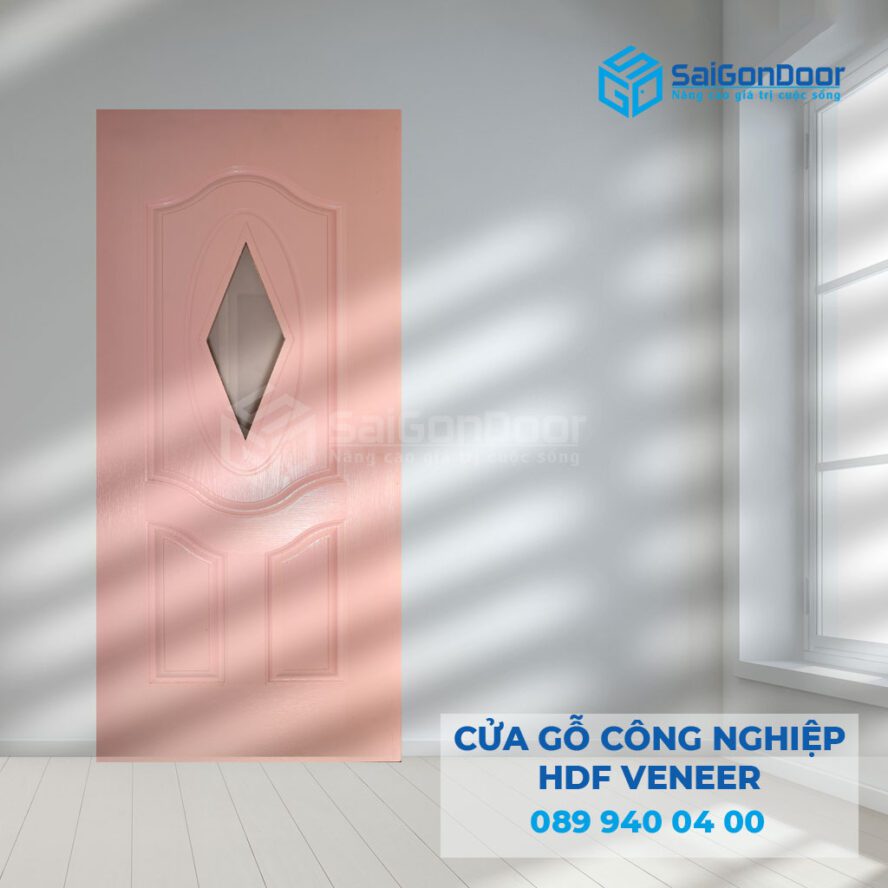 Cửa gỗ HDF Veneer sang trọng Cửa gỗ HDF Veneer sang trọng