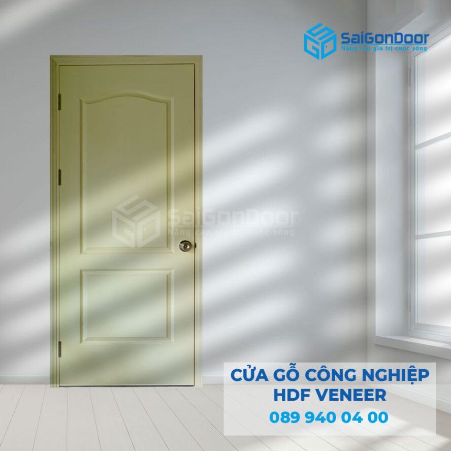 Cửa gỗ HDF Veneer đơn giản Cửa gỗ HDF Veneer đơn giản