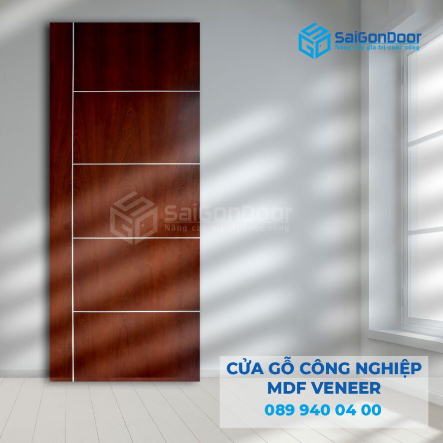 Cửa gỗ công nghiệp MDF Veneer Cửa gỗ công nghiệp MDF Veneer