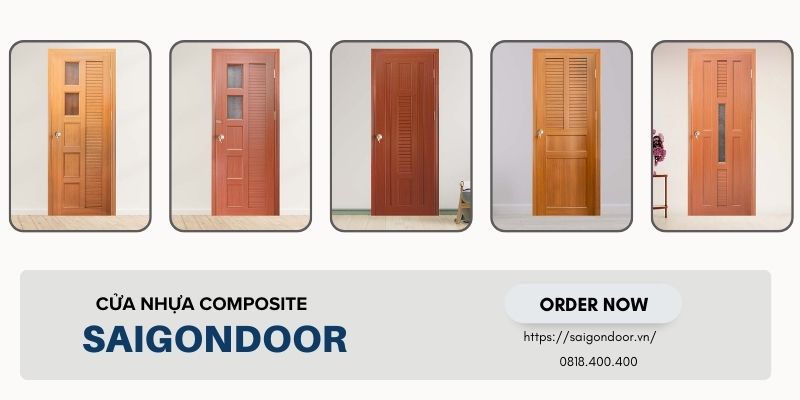 Giá Cửa Gỗ Nhựa Composite Hậu Giang Tại SaiGonDoor Chỉ Từ 2.800.000đ/Bộ 14 Cửa có thể sử dụng để lắp đặt cho nhiều công trình
