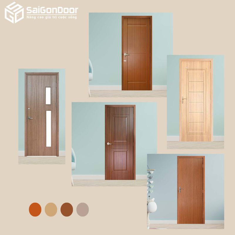 Giá Cửa Gỗ Nhựa Composite Hậu Giang Tại SaiGonDoor Chỉ Từ 2.800.000đ/Bộ 13 Dễ dàng lắp đặt và bảo dưỡng