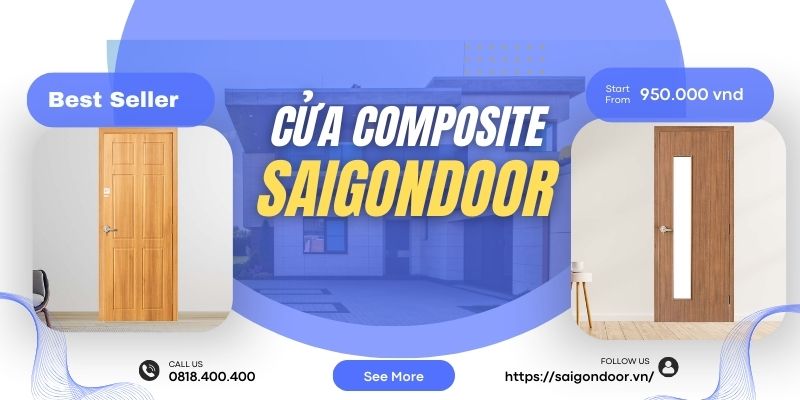 Giá Cửa Gỗ Nhựa Composite Hậu Giang Tại SaiGonDoor Chỉ Từ 2.800.000đ/Bộ 20 Mua cửa nhựa gỗ tại Sài Gòn Door ngay hôm nay