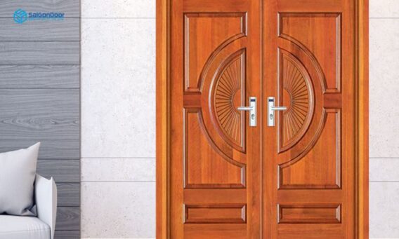 Tìm hiểu về kích thước cửa chính 2 cánh chuẩn phong thủy 8 kích thước cửa chính