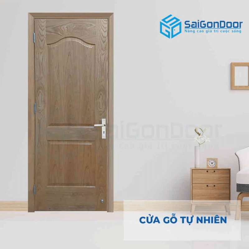 Cửa gỗ nguyên tấm là gì? Các mẫu cửa gỗ nguyên tấm đẹp nhất 26 cửa gỗ nguyên tấm 12