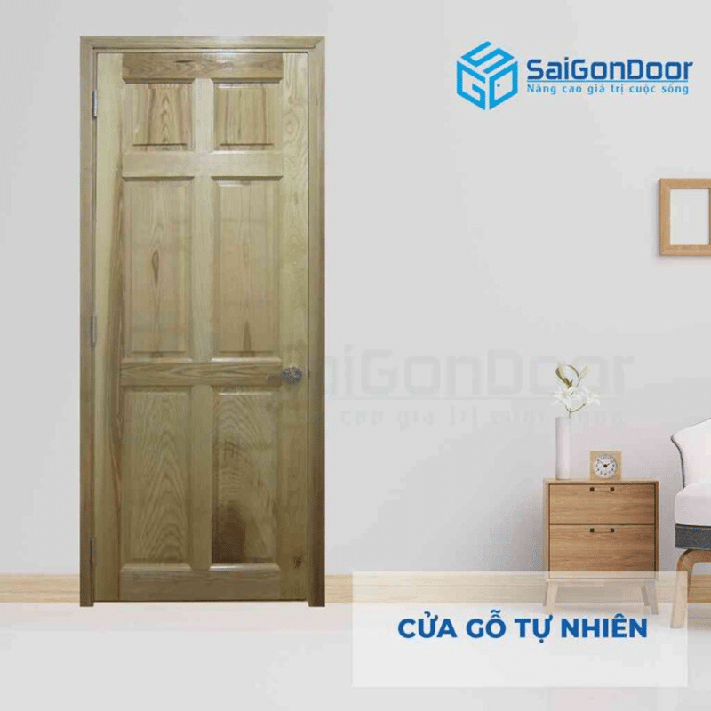 Cửa gỗ nguyên tấm là gì? Các mẫu cửa gỗ nguyên tấm đẹp nhất 27 cửa gỗ nguyên tấm 13