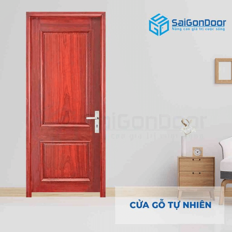 Cửa gỗ nguyên tấm là gì? Các mẫu cửa gỗ nguyên tấm đẹp nhất 28 cửa gỗ nguyên tấm 14