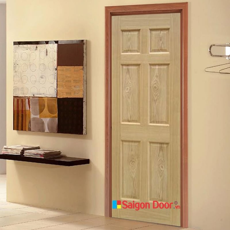 Cửa gỗ nguyên tấm là gì? Các mẫu cửa gỗ nguyên tấm đẹp nhất 19 cửa gỗ nguyên tấm 5