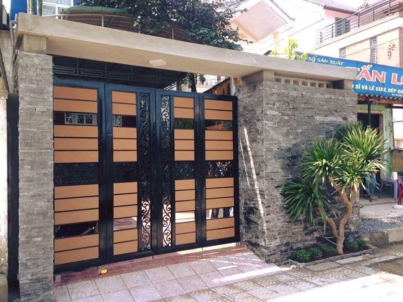 Top 55+ mẫu cửa gỗ nhựa ngoài trời bền, đẹp nhất hiện nay 19 cửa gỗ nhựa ngoài trời 7