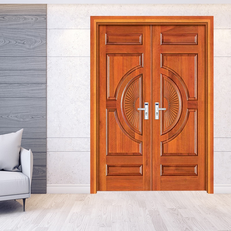 Cách chọn kích thước và mẫu cửa chính 2 cánh bằng gỗ phù hợp 10 cửa chính 2 cánh 5