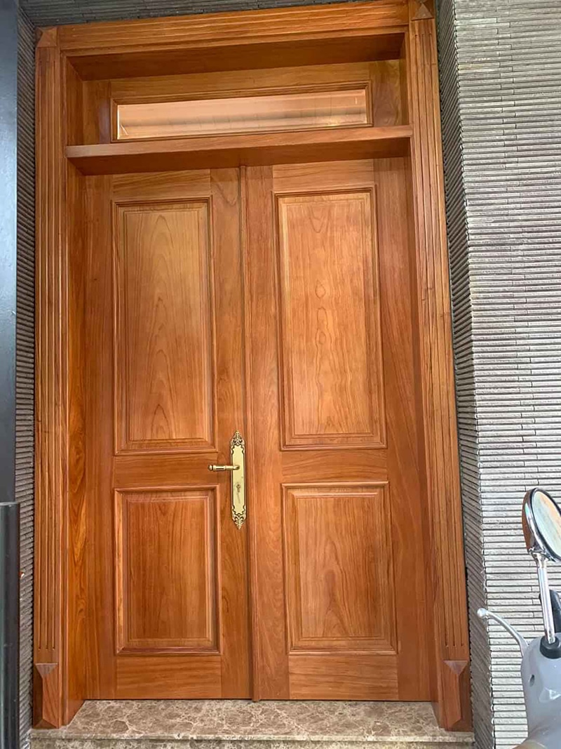 55+ mẫu cửa gỗ tự nhiên 2 cánh đẹp cao cấp có kèm báo giá 7 cửa gỗ tự nhiên 2 cánh