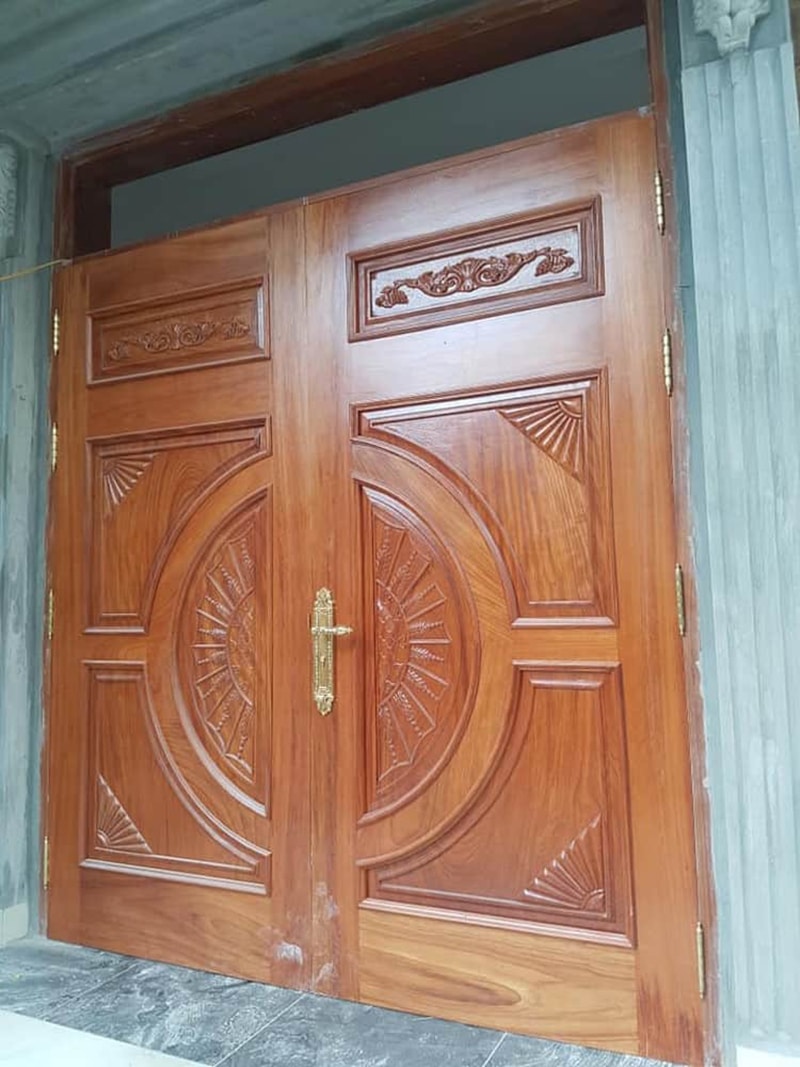55+ mẫu cửa gỗ tự nhiên 2 cánh đẹp cao cấp có kèm báo giá 10 cửa gỗ tự nhiên 2 cánh 5