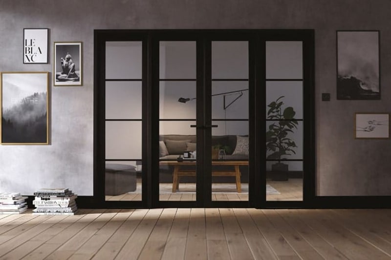 Những mẫu cửa thông phòng nhôm kính sang trọng hiện đại nhất 2023 9 cửa thông phòng nhôm kính 3