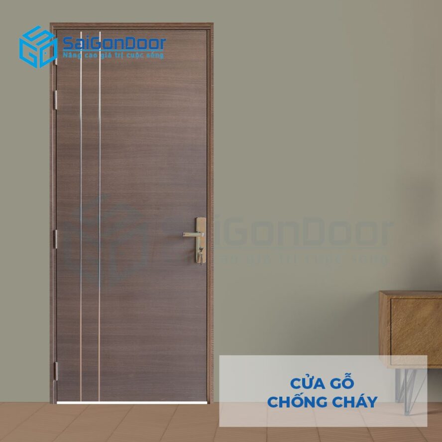 Cửa gỗ chống cháy Cửa gỗ chống cháy