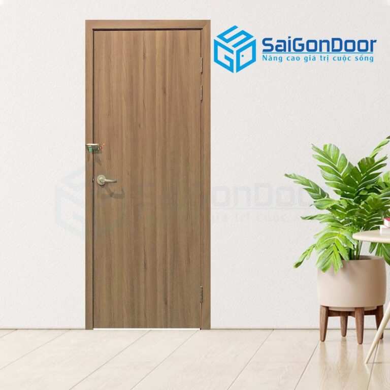 cửa sắt giả gỗ Cà Mau Mẫu cửa được thiết kế đơn giản nhưng vô cùng sang trọng