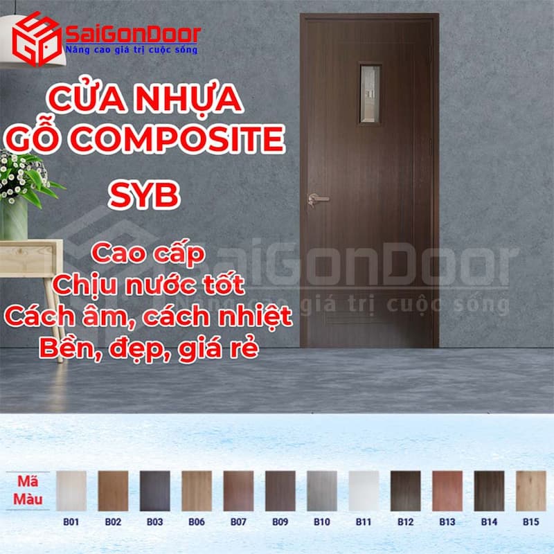 So sánh cửa nhựa composite và cửa abs: Nên sử dụng loại nào? 9 Ưu điểm của dòng cửa nhựa composite - WPC