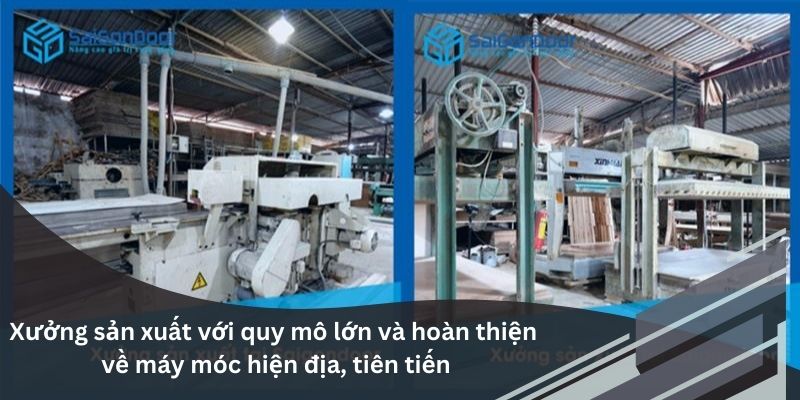 Giới thiệu 4 saigondoor so huu cac nha xuong san xuat quy mo lon va hien dai