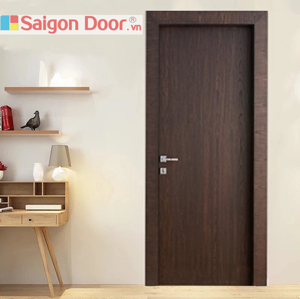 Cửa gỗ MDF Saigondoor được lắp đặt tại căn hộ chung cư cao cấp