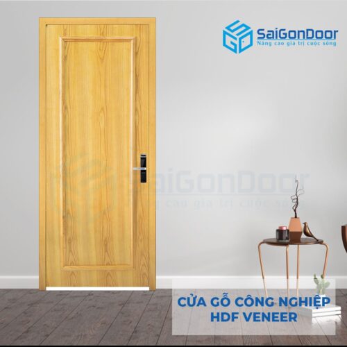 Cửa gỗ công nghiệp HDF Veneer 1B-Soi