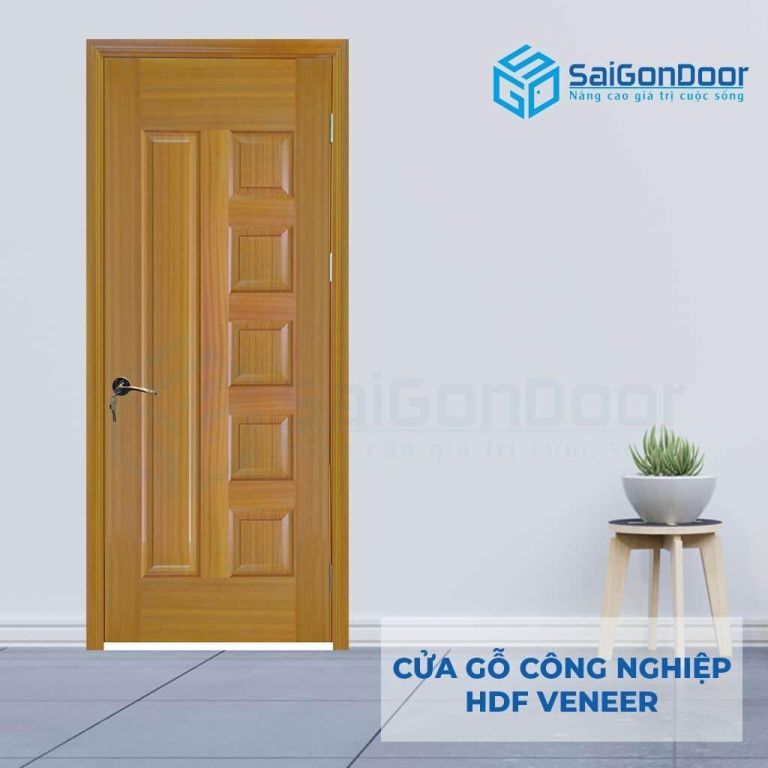 Cửa Gỗ Công Nghiệp HDF Veneer 6B-sapele (3) 5 Cửa gỗ công nghiệp HDF Veneer 6B-sapele (3)