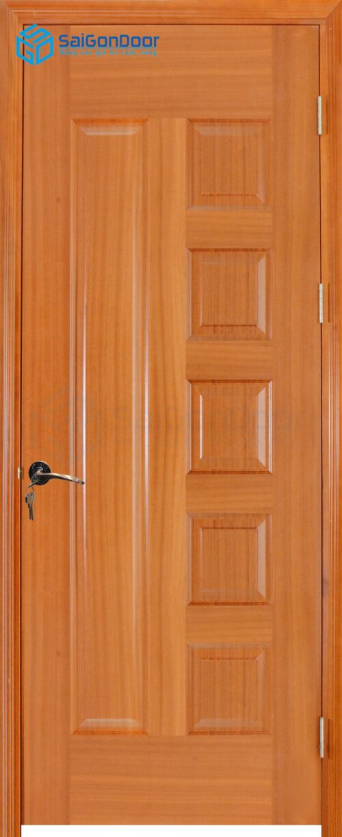 CỬA GỖ PHÒNG NGỦ PN HDF Veneer 6B-sapele (4) 8 Cửa gỗ phòng ngủ PN HDF Veneer 6B-sapele (4)