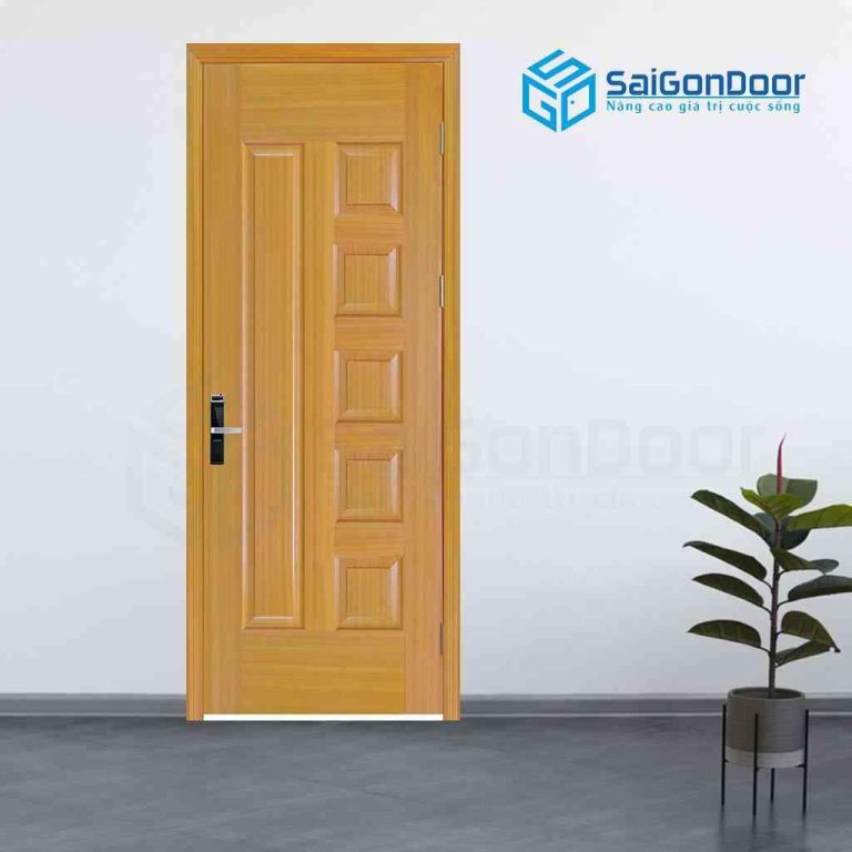 Cửa Gỗ Công Nghiệp HDF Veneer 6B-sapele (6) 5 Cửa gỗ công nghiệp HDF Veneer 6B-sapele (6)