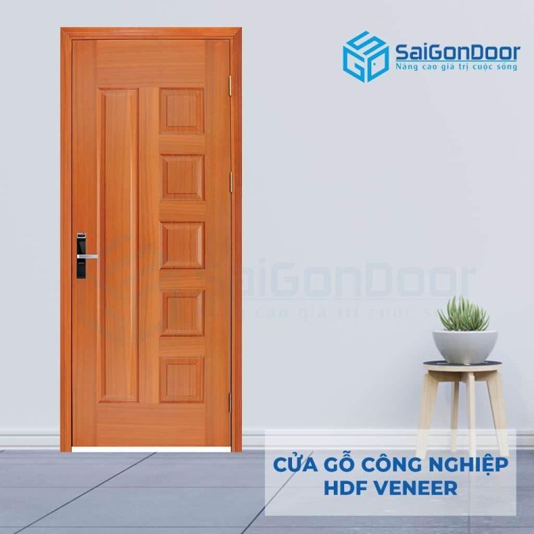 Cửa Gỗ Công Nghiệp HDF Veneer 6B-sapele (8) 5 Cửa gỗ công nghiệp HDF Veneer 6B-sapele (8)