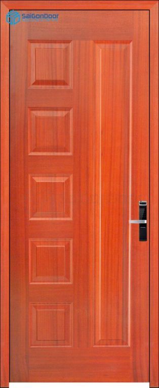 Cửa Gỗ Công Nghiệp HDF Veneer 6B-sapely 9 Cửa gỗ công nghiệp HDF Veneer 6B-sapely