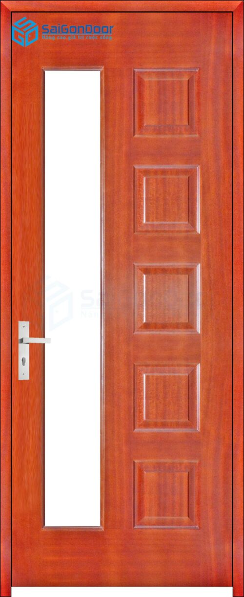 CỬA GỖ PHÒNG NGỦ PN HDF Veneer 6GL-cam xe 8 Cửa gỗ phòng ngủ PN HDF Veneer 6GL-cam xe