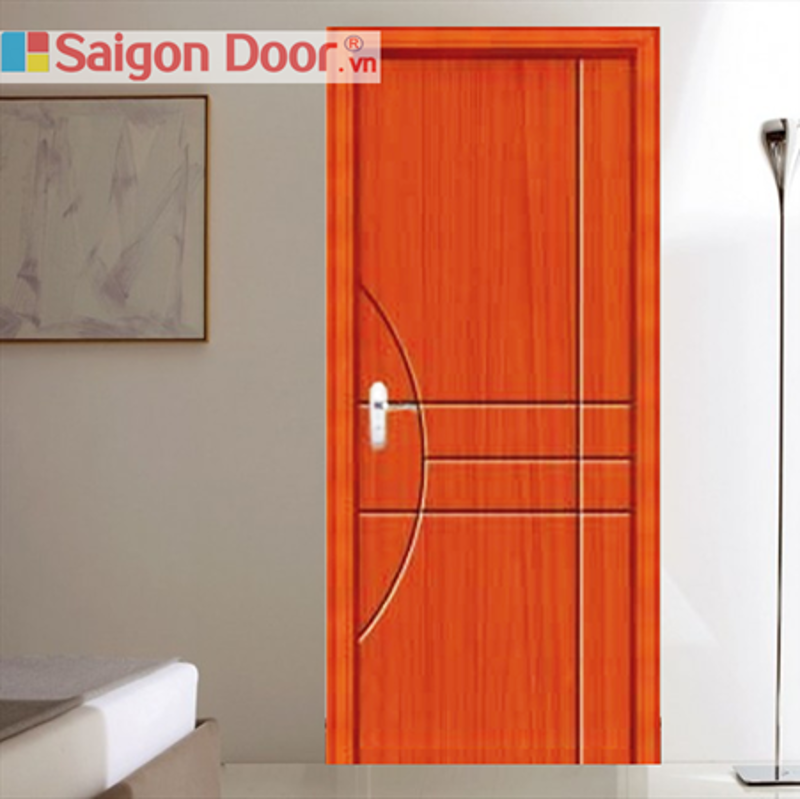 Thiết kế ấn tượng của mẫu cửa gỗ phủ nhựa tại SaiGonDoor