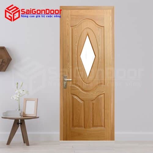 Cửa gỗ công nghiệp HDF Veneer 3AG1-oak